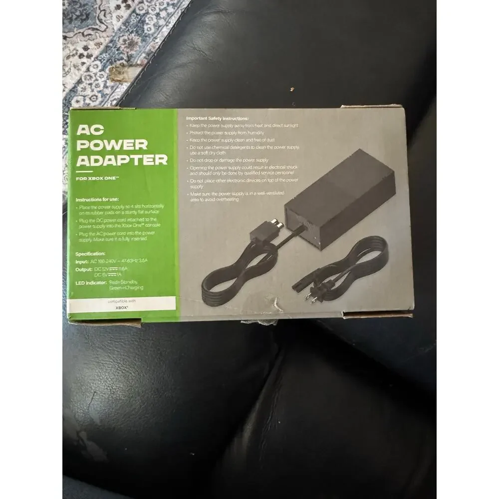 Atrix AC Power Adapter Compatible with Xbox One - New- NIB